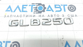 Эмблема надпись GLB 250 двери багажника Mercedes X247 GLB 20-26