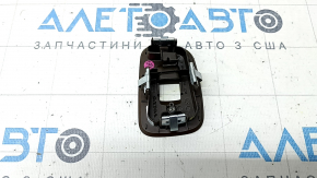 Накладка управления стеклоподъемником передним правым Volvo XC60 18-26 коричневая, потерта