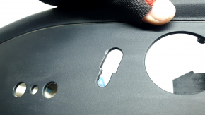 Ornamente scaun pasager Ford Explorer 20 - negru, controlat electric, uzat, suport defect