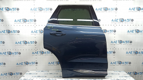 Ansamblu ușă spate dreapta Volvo XC60 18-26 Inscription, fără cheie, fumuriu, albastru 723, ornament îndoit, ornamente uzate, bare de protecție