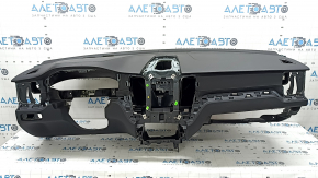 Торпедо передняя панель с AIRBAG Volvo XC60 18-26 кожа черная под проекцию