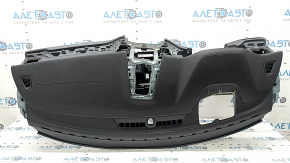 Торпедо передняя панель с AIRBAG Volvo XC60 18-26 кожа черная под проекцию