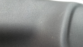 Panou ușă stânga față negru pentru Ford Escape MK4 2023-2026, cotieră din piele neagră, inserție gri închis, cu mâner negru, zgârieturi, uzat