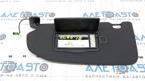 Козырек левый Volvo XC60 18-26 черный, без крючка, с подсветкой