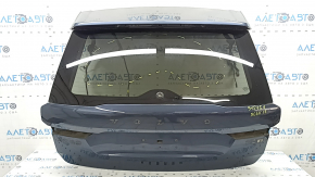 Дверь багажника голая со стеклом Volvo XC60 18-26 с проводкой, тонировка, синий 723, потерто стекло