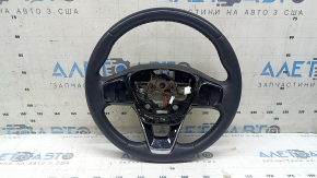 Volan fără accesorii Ford Escape MK4 2023-2026, piele, încălzit, fără butoane, zgârieturi, uzat