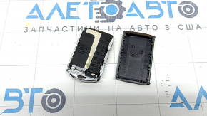 Ключ Volvo XC60 18-26 keyless, 4 кнопки, кожа коричневая, полез хром, тычки