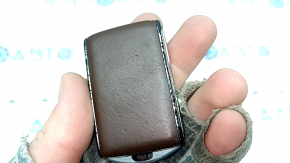 Ключ Volvo XC60 18-26 keyless, 4 кнопки, кожа коричневая, полез хром, тычки