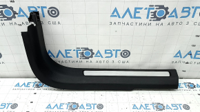 Prag ușă dreapta față negru Volvo XC60 18-26 cu inserție cromată, zgârieturi