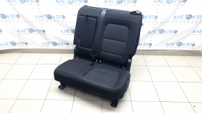 Задний ряд сидений 2 ряд левое Ford Escape MK4 23-26 без airbag, ткань черная, белая строчка, с ремнем и подлокотником