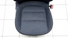 Пассажирское сидение Ford Escape MK4 23-26 без airbag, механическое, ткань черная, белая строчка