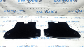 Комплект ковриков салона ткань 4шт Audi A5 F5 18-25 5D черная с надписью A5