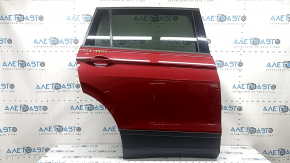 Дверь в сборе задняя правая VW Tiguan 18-24 тонировка, молдинги черный мат, красный LA3Q