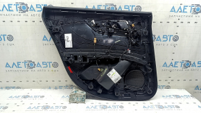 Ornamente ușă spate dreapta Audi A5 F5 18-19 piele neagră 5D, inserții abanos, Bang & Olufsen