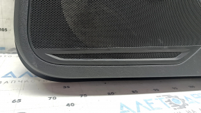 Ornamente ușă față dreapta Audi A5 F5 18-19 5D negru, inserție piele neagră, cotiera piele maro, mulură aluminiu trimaran, cu mâner, zgârieturi