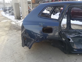 Четверть крыло задняя правая Volvo XC60 18-26 на кузове, синий 723, замята