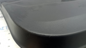 Panou ușă stânga față negru pentru VW Tiguan 18-20, cu sonerie, cotieră din material textil negru, inserție din material textil, inserție cromată neagră, cu mâner, zgârieturi, strat decojit, necesită curățare chimică