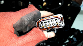 Scaun pasager Audi A5 F5 18-19 fără airbag, electric, încălzit, piele gri, fără comenzi, defect de piele, necesită curățare