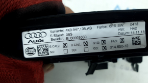 Плафон освещения передний в сборе Audi A5 F5 18-19 5D под панораму, черный