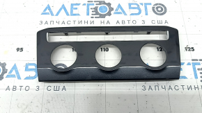 Накладка управления климат-контролем VW Tiguan 18-24 графит, под manual
