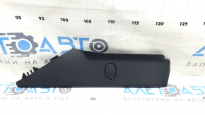 Ornament lateral consolă centrală față dreapta pentru Audi A5 F5 18-25, negru, cu mufă