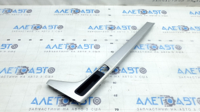 Ornamente consolă centrală trimaran din aluminiu pentru Audi A5 F5 18-25, cu buzunar, denivelări, suport defect