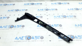Накладка центральной консоли Audi A5 F5 18-25 aluminum trimaran, с карманом, тычки, сломано крепление