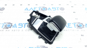 Ручка КПП Audi A5 F5 18-19 с верхней накладкой серой, потерта