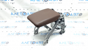 Cotieră Audi A5 F5 18-19, piele maro cu cusături maro, cu suport