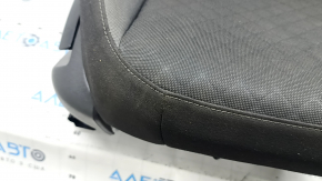 Пассажирское сидение VW Tiguan 18-21 без airbag, ткань черная с серым, под химчистку