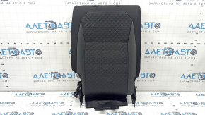 Spătar banchetă spate dreapta, al doilea rând, VW Tiguan 18-21, material textil negru și gri