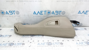 Накладка боковая задних сидений правая Subaru Outback 15-19 кожа бежевая, тип 2