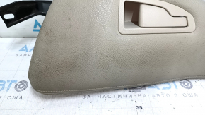 Накладка боковая задних сидений левая Subaru Outback 15-19 кожа бежевая, под химчистку