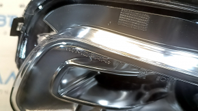 Фара передняя левая Jeep Cherokee KL 14-16 дорест галоген хром, с электрорегулировкой, гравировка mopar Китай, сломано крепление