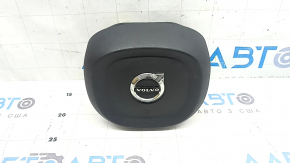 Подушка безопасности airbag в руль водительская Volvo XC90 16-23 черная, царапины