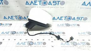 Зеркало боковое левое в сборе Volvo XC90 16-24 10 пинов, поворотник, белое