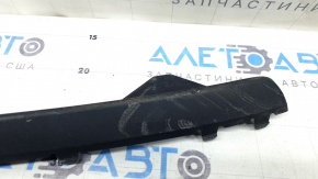 Накладка губы заднего бампера Audi Q7 16-19 черная, структура, царапины
