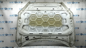 Capotă din aluminiu Volvo XC90 16-23, alb 614, bare de protecție