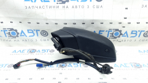 Зеркало боковое левое в сборе Audi Q7 16-19 15+4 пинов, подогрев, автоскладывание, поворотник, автозатемнение, камера, BSM, синее