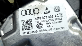Фара передняя левая в сборе Audi Q7 16-19 LED, скол, выгорел LED