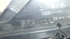 Фара передняя левая в сборе Audi Q7 16-19 LED, скол, выгорел LED