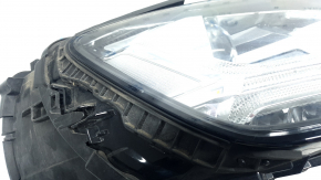 Фара передняя правая в сборе Audi Q7 16-19 LED, под полировку, выгорел LED