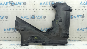 Защита днища задняя правая Audi A5 F5 18-25 прижата, потерта, трещина