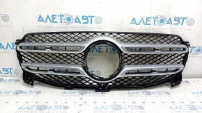 Решетка радиатора в сборе grill Mercedes W167 GLE 350 450 20-23 под радар и камеру, без эмблемы, сломано крепление