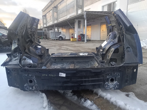 Panou spate Audi Q7 16-26, 2 piese, albastru, pe caroserie, crăpat