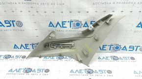 Ornament montan spate dreapta inferior pentru Volvo XC90 16-23, sub curea, gri, 2 piese, zgârieturi, necesită curățare