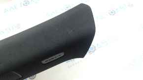 Накладка передней стойки левая Audi Q7 16-26 Bose черная, потерта