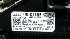 Щиток приборов Audi Q7 16-19 цифровой, 116к, царапины на стекле