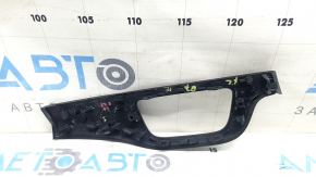 Вставка передней панели нижняя левая Audi Q7 16-19 под темное дерево дуб серо-коричневый