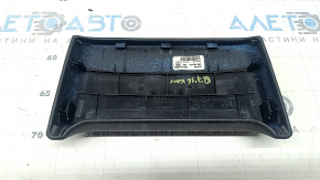 Накладка центральной консоли задняя верхняя Audi Q7 16-26 кожа черная